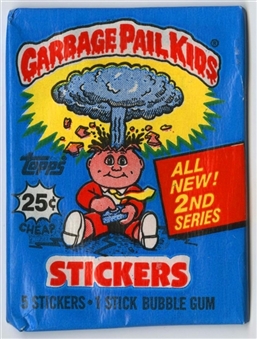 1985 Topps "Garbage Pail Kids" 2nd Series High Grade Complete Set (86) and Original Wax Box (22 Packs)